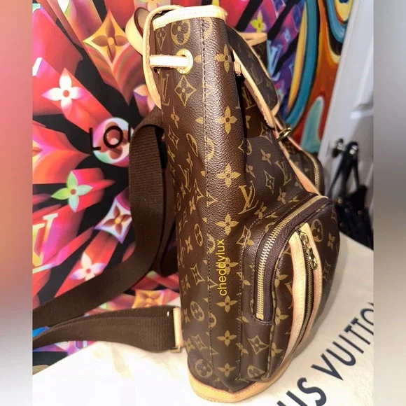 🏕🎒😎Authentic Louis Vuitton Sac A Dos Bosphore Backpack Monogram - Picture 6 of 16